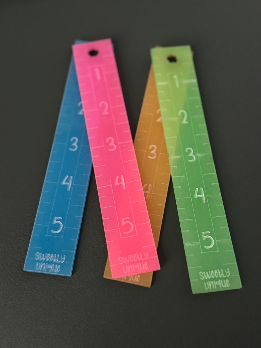 Glow in the dark 6” rulers – Sweetly Unique Boutique LLC