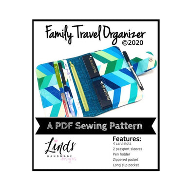 Linds Handmade Designs Family Travel Organizer Templates