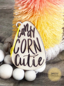 Candy Corn Cutie Keychain