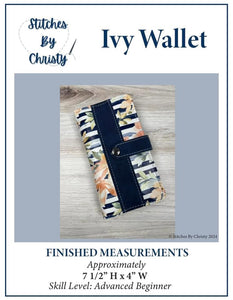Stitches By Christy Ivy Wallet Templates