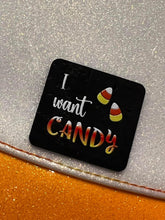 I Want Candy crossbody bag pattern acrylic templates