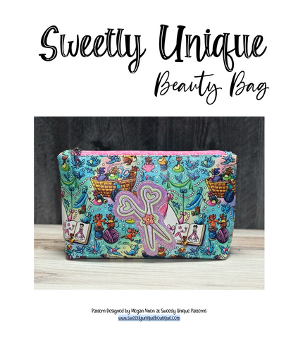 Beauty Bag PDF Pattern *NOT A PHYSICAL PRODUCT* INCLUDES 7 SIZES