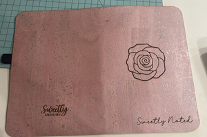 Sweetly Noted NOTEPAD Cover pattern (comes with basic instructions printout) Acrylic Templates PREORDER ONLY SHIPPING IN OCTOBER