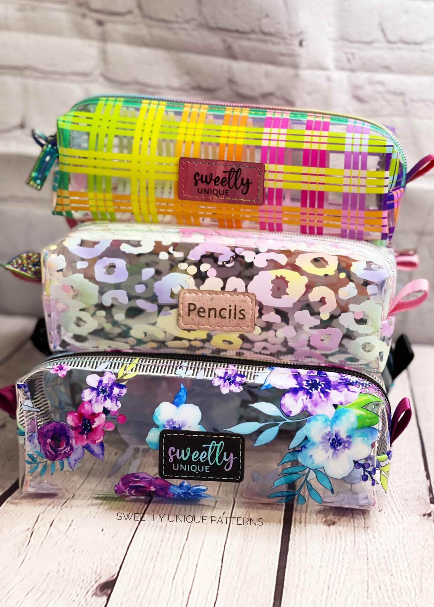 Clear Pencil Me In Pencil Case – Lovely Paperie & Gifts