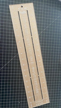 18” x 4” ruler with Fractions and fun sayings